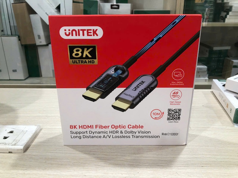 Cáp HDMI sợi quang 8K 10M UNITEK
